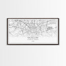 Moscow City Map, Russia Map, Map Art, Minimalist Wall Art, Wall Art, Canvas Art, European Wall Art, Russian Wall Print, Gift For Friend