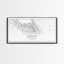 Oakland City Map, California Art, Map Print, Minimalist Wall Art, Wall Art, Canvas Art, Teen Room Art, Dorm Room Art, Graduation Gift