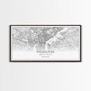 Philadelphia City Map, Pennsylvania Art, Map Print, Minimalist Wall Art, Wall Art, Canvas Art, Gift For The Home, Bedroom Wall Art, Office