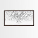 Rome City Map, Italy Art, Map Print, Minimalist Wall Art, Wall Art, Canvas Art, European Wall Art, New Home Gift, Landscape Wall Art, Prints