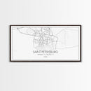 Saint Petersburgh City Map, Russia Art, Map Print, Minimalist Wall Art, Wall Art, Canvas Art, European Wall Art, Home Décor Prints, Office