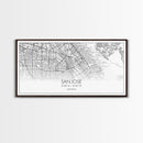 San Jose City Map, California Art, Map Print, Modern Wall Art, Wall Art, Canvas Art, Modern Office Art, Above Bed Décor, Prints Wall Art