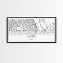 St Louis City Map, Missouri Art, Map Print, Modern Wall Art, Wall Art, Canvas Art, Home Décor Prints, Above Bed Art, Congratulations Gift