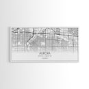 Aurora Street Map, Colorado Map, Map Print, Modern Art, Wall Art, Canvas Print, College Apartment, Colorado Wall Art, Mom Birthday Gift