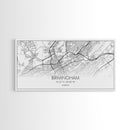 Birmingham Street Map, Alabama Map, Map Print, Modern Art, Wall Art, Canvas Print, Hometown Gifts, Entryway Décor, Farmhouse Wall Art