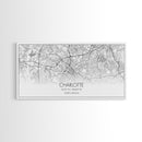 Charlotte Street Map, North Carolina Map, Map Print, Modern Art, Wall Art, Canvas Art, Wall Art Framed, Appreciation Gift, Couple Wall Art