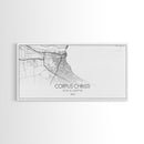 Corpus Christi Street Map, Texas Map, Map Print, Minimalist Art, Wall Art, Canvas Art, Homeschool Gifts, College Dorm Décor, Tiny Home Décor