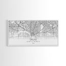 Dallas Street Map, Texas Map, Map Print, Minimalist Art, Wall Art, Canvas Art, Patriotic Décor, Boys Room Décor, Tiny House Gift, Home Décor