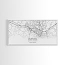 Durham Street Map, North Carolina Map, Map Art, Minimalist Art, Wall Art, Canvas Art, Trendy Room Décor, Bar Room Décor, Teacher Gift