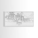 Eugene Street Map, Oregon Map, Map Art, Minimalist Art, Wall Art, Canvas Art, Newlywed Gift, Bar Wall Décor, Rustic Home Décor, Couples Gift