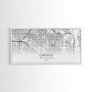 Garland City Map, Texas Map, Map Art, Minimalist Art, Wall Art, Canvas Art, Western Décor, Rustic Farmhouse Décor, Best Friend Gift, Office