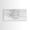 Grand Rapids City Map, Michigan Map, Map Art, Minimalist Art, Wall Art, Canvas Art, Graduation Gift, Modern Farmhouse Wall Art, Office Art
