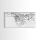 Los Angeles City Map, California Map, Map Art, Modern Art, Wall Art, Canvas Art, Tiny House Décor, Rustic Wall Art, Wanderlust Gift, Prints