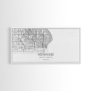 Milwaukee City Map, Wisconsin Map, Map Art, Minimalist Wall Art, Wall Art, Canvas Art, Country Home Art, Girl Room Décor, College Décor