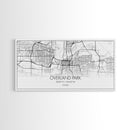 Overland Park City Map, Kansas Art, Map Print, Minimalist Wall Art, Wall Art, Canvas Art, Gift For Realtor, Boho Wall Hanging, Southern Art