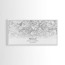 Prague City Map, Czech Republic Art, Map Print, Minimalist Wall Art, Wall Art, Canvas Art, First Home Gift, Indie Room Décor, Military Décor