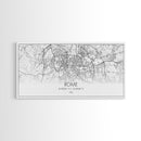 Rome City Map, Italy Art, Map Print, Minimalist Wall Art, Wall Art, Canvas Art, European Wall Art, New Home Gift, Landscape Wall Art, Prints