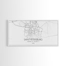 Saint Petersburgh City Map, Russia Art, Map Print, Minimalist Wall Art, Wall Art, Canvas Art, European Wall Art, Home Décor Prints, Office