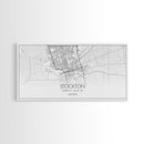 Stockton City Map, California Art, Map Print, Modern Wall Art, Wall Art, Canvas Art, Dorm Room Art, Indie Room Décor, Dining Room Prints