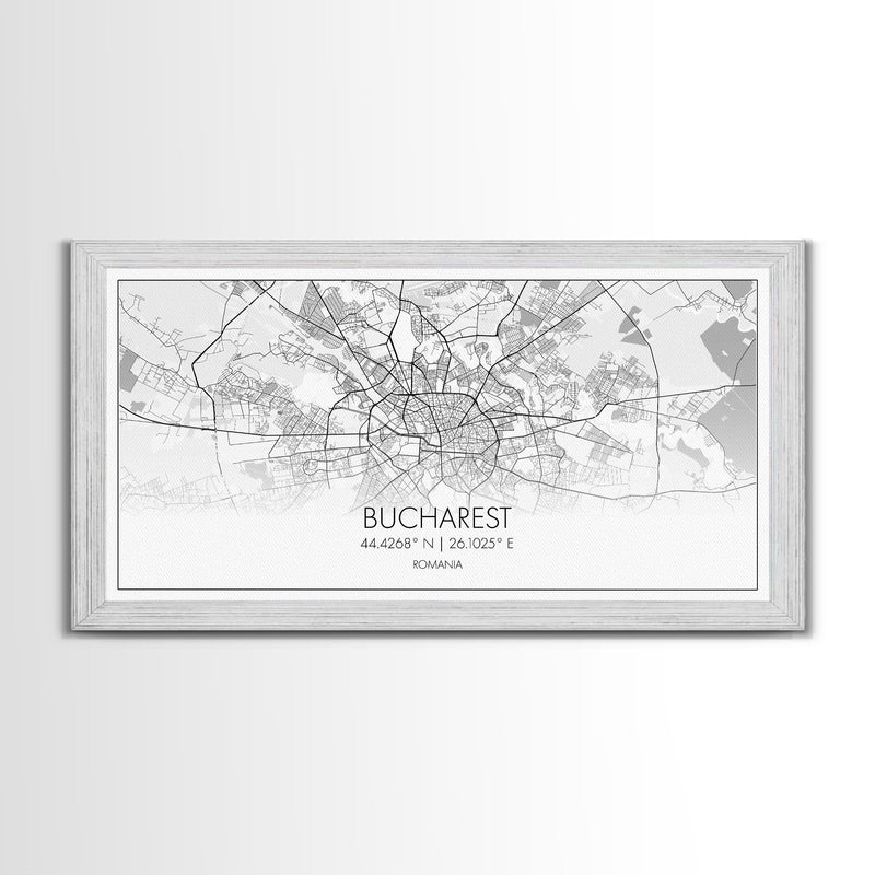 Bucharest Street Map, Romania Map, Map Print, Modern Art, Wall Art, Canvas Art, Trendy Room DÃ©cor, Thank You Gift, Wall DÃ©cor Bedroom