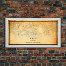 Old Kyiv Ukraine City Map Wall Art Canvas Print, Vintage Style Kyiv Map, Framed Wall Art, Cool Kyiv Ukraine Wall Art, Office Art