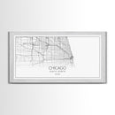 Chicago Street Map, Illinois Map, Map Print, Modern Art, Wall Art, Canvas Art, Apartment Décor, Housewarming Gift, Dorm Wall Art, Office Art