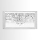 Columbus Street Map, Ohio Map, Map Print, Modern Art, Wall Art, Canvas Art, Cute Room Décor Aesthetic, Gift For Wife, Patriotic Décor