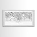 Dallas Street Map, Texas Map, Map Print, Minimalist Art, Wall Art, Canvas Art, Patriotic Décor, Boys Room Décor, Tiny House Gift, Home Décor