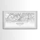 Fort Worth Map, Texas Map, Map Art, Minimalist Art, Wall Art, Canvas Art, Lake House Décor, RV Wall Décor, Birthday Gift, Office Wall Print