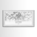 Islamabad City Map, Pakistan Map, Map Art, Modern Art, Wall Art, Canvas Art, Travel Wall Art, Office Wall Print, Gifts For Him, Room Décor