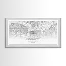 Kansas City Map, Missouri Map, Map Art, Modern Art, Wall Art, Canvas Art, Country Wall Art, Farmhouse Wall Décor, Gift For Couples, Room Art