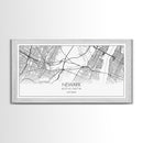 Newark City Map, New Jersey Art, Map Print, Minimalist Wall Art, Wall Art, Canvas Art, Travel Wall Art, Friend Gift, Teen Birthday Gift