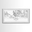 Norfolk City Map, Virginia Art, Map Print, Minimalist Wall Art, Wall Art, Canvas Art, Cabin Wall Art, Southern Wall Décor, Unique Wall Art