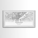 Philadelphia City Map, Pennsylvania Art, Map Print, Minimalist Wall Art, Wall Art, Canvas Art, Gift For The Home, Bedroom Wall Art, Office