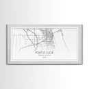 Port St Lucie City Map, Florida Art, Map Print, Minimalist Wall Art, Wall Art, Canvas Art, Rustic Wall Art, Birthday Gift, Dorm Room Décor