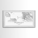 San Francisco City Map, California Art, Map Print, Modern Wall Art, Wall Art, Canvas Art, Bookshelf Décor, Dining Room Prints, City Wall Art