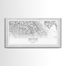 San Jose City Map, California Art, Map Print, Modern Wall Art, Wall Art, Canvas Art, Modern Office Art, Above Bed Décor, Prints Wall Art