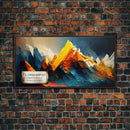 K-2 Savage Mountain, Framed Wall Art, Travel Poster / Travel Art, Mountain Painting Print