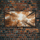 Forest Art, Trees Wall Art, Fall Art Print, Panoramic Art, Wall Art, Canvas Art, Landscape Art, Wall Art Prints, Entryway Prints, RV Decor