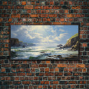 Neutral Beach Print, Wall Art Boho Decor Coastal Wall Art Minimalist Wall Art Ocean Poster Landscape Painting Original Artwork