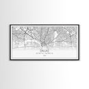 Dallas Street Map, Texas Map, Map Print, Minimalist Art, Wall Art, Canvas Art, Patriotic Décor, Boys Room Décor, Tiny House Gift, Home Décor