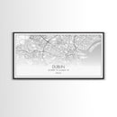 Dublin Street Map, Ireland Map, Map Art, Minimalist Art, Wall Art, Canvas Art, Game Room Décor, Man Cave Wall Décor, Industrial Décor
