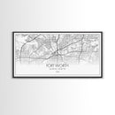 Fort Worth Map, Texas Map, Map Art, Minimalist Art, Wall Art, Canvas Art, Lake House Décor, RV Wall Décor, Birthday Gift, Office Wall Print