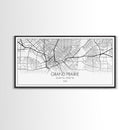 Grand Prairie City Map, Texas Map, Map Art, Minimalist Art, Wall Art, Canvas Art, Log Cabin Décor, Ranch Wall Art, Texas Wall Art, Prints