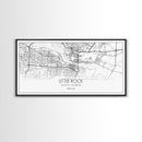 Little Rock City Map, Arkansas Map, Map Art, Modern Art, Wall Art, Canvas Art, Mother In Law Gift, Cabin Wall Décor, Farmhouse Wall Art