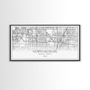 North Las Vegas City Map, Nevada Art, Map Print, Minimalist Wall Art, Wall Art, Canvas Art, Gamer Room Décor, Teacher Gift, Teen Boy Décor