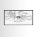 Overland Park City Map, Kansas Art, Map Print, Minimalist Wall Art, Wall Art, Canvas Art, Gift For Realtor, Boho Wall Hanging, Southern Art
