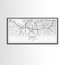 Plano City Map, Texas Art, Map Print, Minimalist Wall Art, Wall Art, Canvas Art, Marketing Gifts, Dorm Wall Art, Cabin Wall Art, Panoramic