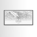 Portland City Map, Oregon Art, Map Print, Minimalist Wall Art, Wall Art, Canvas Art, New Home Gift, Gaming Wall Décor, Man Cave Art, Prints