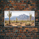Desert Wall Art, Desert Decor, Framed Canvas Print, Desert Photography, Cactus Wall Art, Southwestern Decor, Landscape Prints, Boho Wall Art